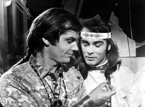 PSYCH-OUT, Jack Nicholson, Dean Stockwell, 1968 Courtesy Everett Collection PUBLICATIONXNOTxINxCANxCHNxFRAxITAxJPNxNORxPOLxRUSxESPxUKxUSA Copyright: xCourtesyxEverettxCollectionx MBDPSOU EC002