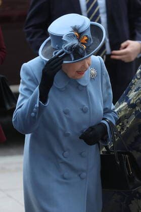 . 09 03 2020. London, United Kingdom. Queen Elizabeth II and members of the Royal Family arriving at the Commonwealth Day service at Westminster Abbey in London.  xStephenxLockx xi-Imagesx IIM-20873-0037