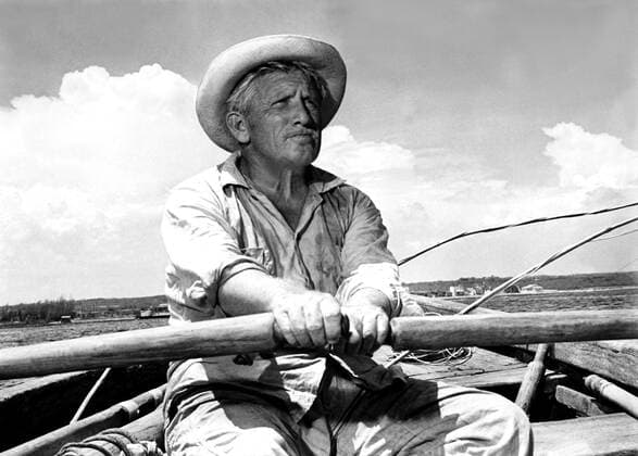 THE OLD MAN AND THE SEA, Spencer Tracy, 1958 Courtesy Everett Collection !ACHTUNG AUFNAHMEDATUM GESCHÃ„TZT! PUBLICATIONXNOTxINxCANxCHNxFRAxITAxJPNxNORxPOLxRUSxESPxUKxUSA Copyright: xCourtesyxEverettxCollectionx MBDOLMA EC002