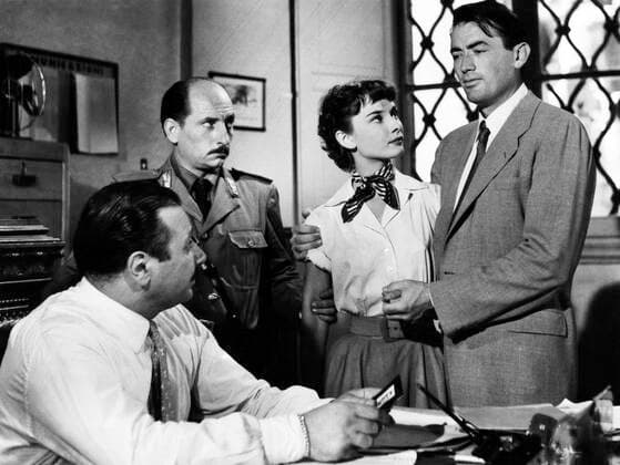 ROMAN HOLIDAY, Audrey Hepburn, Gregory Peck, 1953 Courtesy Everett Collection !ACHTUNG AUFNAHMEDATUM GESCHÃ„TZT! PUBLICATIONXNOTxINxCANxCHNxFRAxITAxJPNxNORxPOLxRUSxESPxUKxUSA Copyright: xCourtesyxEverettxCollectionx MBDROHO EC095