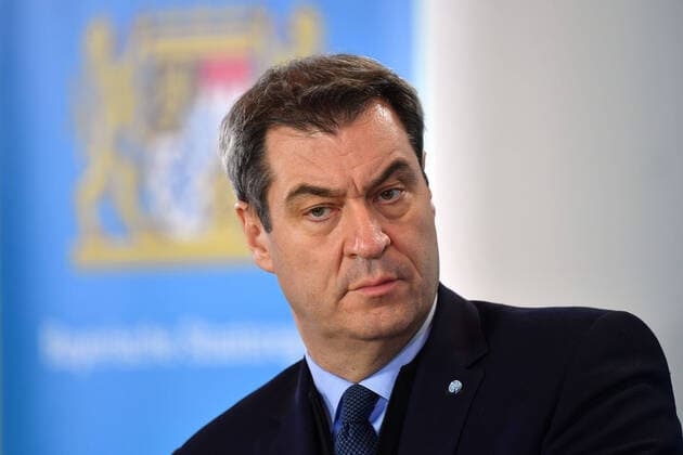 Markus SOEDER (Ministerpraesident Bayern und CSU Vorsitzender). Einzelbild,angeschnittenes Einzelmotiv,Portraet,Portrait,Porträt. Pressekonferenz nach Kabinettssitzung der Bayerischen Staatsregierung-Folgen zum Thema Coronavirus am 10.03.2020 in Muenchen.