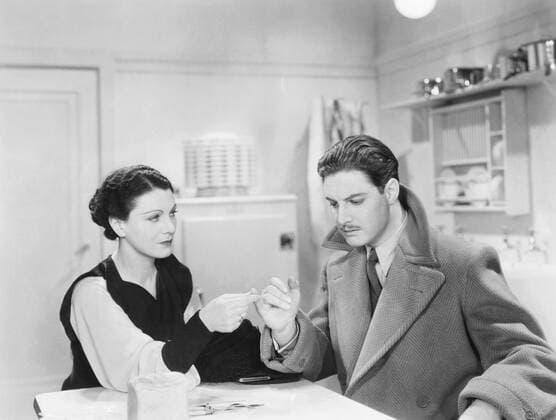 THE 39 STEPS, from left: Lucie Mannheim, Robert Donat, 1935 Courtesy Everett Collection !ACHTUNG AUFNAHMEDATUM GESCHÃ„TZT! PUBLICATIONXNOTxINxCANxCHNxFRAxITAxJPNxNORxPOLxRUSxESPxUKxUSA Copyright: xCourtesyxEverettxCollectionx MBDTHNI EC023