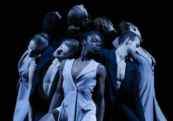 Bilder des Jahres 2020, Entertainment 03 März Entertainment Themen der Woche KW11 Entertainment Bilder des Tages Dancers perform on the stage during a dress rehearsal for The Joyce Theater s presentation of Scottish Ballet s This is My BodyÖ at the Joyce Theater in New York City on Tuesday, March 10, 2020.  NYP20200310152 JOHNxANGELILLO