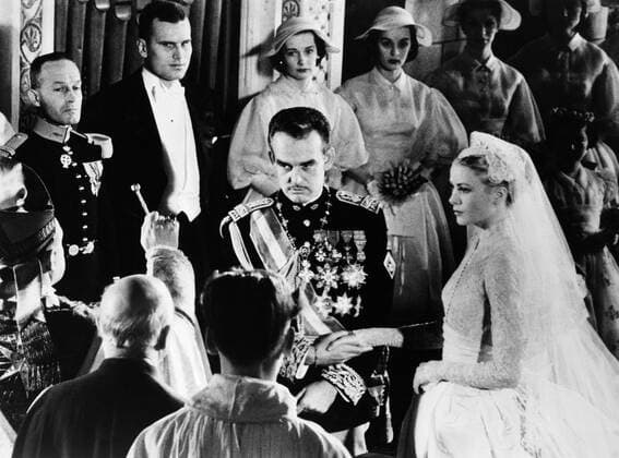 WEDDING IN MONACO, Prince Rainier, Grace Kelly, 1956 Courtesy Everett Collection !ACHTUNG AUFNAHMEDATUM GESCHÃ„TZT! PUBLICATIONXNOTxINxCANxCHNxFRAxITAxJPNxNORxPOLxRUSxESPxUKxUSA Copyright: xCourtesyxEverettxCollectionx MBDWEIN EC027