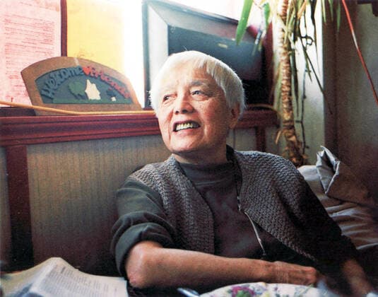 BerÃ¼hmte Feministinnen, Grace Lee Boggs AMERICAN REVOLUTIONARY: THE EVOLUTION OF GRACE LEE BOGGS, Grace Lee Boggs, 2013. Courtesy Everett Collection !ACHTUNG AUFNAHMEDATUM GESCHÃ„TZT! PUBLICATIONXNOTxINxCANxCHNxFRAxITAxJPNxNORxPOLxRUSxESPxUKxUSA Copyright: xCourtesyxEverettxCollectionx MCDAMRE EC057
