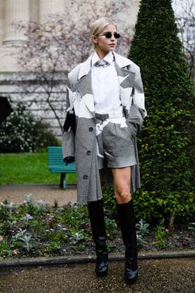 Caro Daur attending the Mugler show during Paris Fashion Week - Feb 26, 2020 - PFW: Street Style Day 3, Paris France  Copyright: xValentinaxRanierix PFW2020Day3VR156