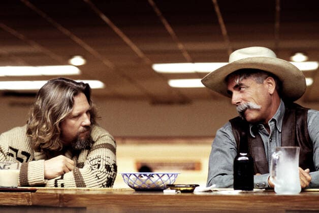 THE BIG LEBOWSKI, Jeff Bridges, Sam Elliott, 1998, (c) Gramercy Pictures courtesy Everett Collection GramercyPictures Courtesy Everett Collection !ACHTUNG AUFNAHMEDATUM GESCHÃ„TZT! PUBLICATIONXNOTxINxCANxCHNxFRAxITAxJPNxNORxPOLxRUSxESPxUKxUSA Copyright: xGramercyPictures CourtesyxEverettxCollectionx MCDBILE EC014