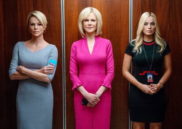 BOMBSHELL, from left: Charlize Theron as Megyn Kelly, Nicole Kidman as Gretchen Carlson, Margot Robbie as Kayla Pospisil, 2019. ph: Hilary Bronwyn Gayle Lionsgate courtesy Everett Collection (FSC:RR) !ACHTUNG AUFNAHMEDATUM GESCHÃ„TZT! PUBLICATIONXNOTxINxCANxCHNxFRAxITAxJPNxNORxPOLxRUSxESPxUKxUSA Copyright: xLionsxGate CourtesyxEverettxCollectionx MCDBOMB LG005