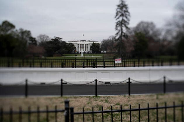 (200312) -- WASHINGTON D.C., March 12, 2020 -- Photo taken on March 11, 2020 shows the White House in Washington D.C., the United States. U.S. President Donald Trump said on Wednesday night the country will suspend all travel from European countries except Britain for 30 days in a bid to fight the ongoing coronavirus outbreak. ) U.S.-NOVEL CORONAVIRUS-OUTBREAK-TRAVEL SUSPENSION LiuxJie 