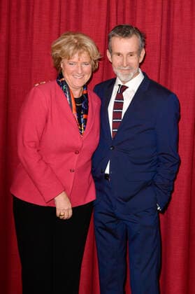 Monika Grütters und Ulrich Matthes beim Fototermin bei der Pressekonferenz zur Bekanntgabe der Nominierungen für den Deutschen Filmpreis 2020 im Delphi Filmpalast. Berlin, 11.03.2020