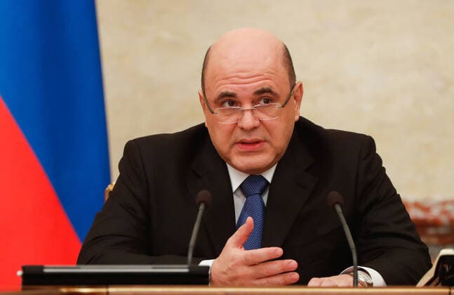 MOSCOW, RUSSIA - MARCH 12, 2020: Russia s Prime Minister Mikhail Mishustin holds a meeting at the House of Government. Dmitry AstakhovPOOL TASS  TS0D1BA0