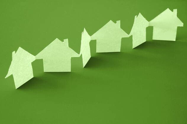 real estate paper houses or homes showing a concept for real estate  Copyright: xgunnar3000x 797744