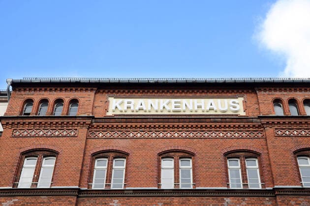 02.03.2020, Berlin Prenzlauer Berg. Vivantes Klinikum in der Fröbelstraße.