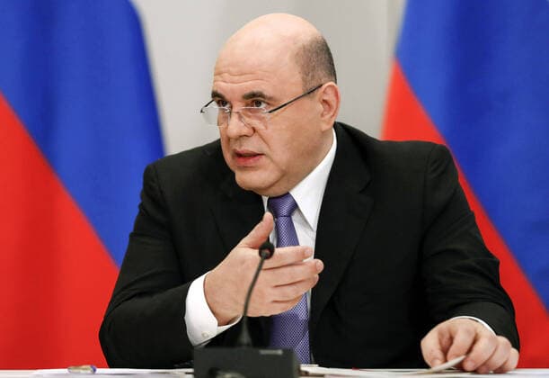 YAROSLAVL REGION, RUSSIA - MARCH 13, 2020: Russia s Prime Minister Mikhail Mishustin during a meeting on the development of small towns. Dmitry Astakhov POOL TASS  TS0D1E1F