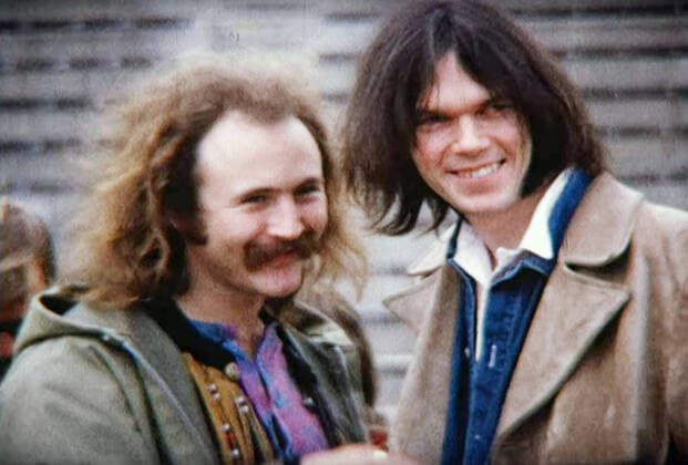 DAVID CROSBY: REMEMBER MY NAME, from left: David Crosby, Neil Young, late 1960s-early 1970s, 2019. Sony Pictures Classics courtesy Everett Collection !ACHTUNG AUFNAHMEDATUM GESCHÃ„TZT! PUBLICATIONXNOTxINxCANxCHNxFRAxITAxJPNxNORxPOLxRUSxESPxUKxUSA Copyright: xSonyxPictures CourtesyxEverettxCollectionx MCDDACR EC028