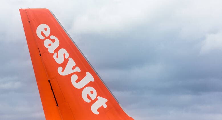 Edinburgh THEMENBILD - Heckleitwerk eines Flugzeugs der Fluglinie EasyJet am Flughafen Edinburgh, Schottland, aufgenommen am 06.06.2015 Tail unit of an aircraft of the airline EasyJet at the Airport Edinburgh, Scotland on 2015 06 06. Pictures 2015, PhotoCredit: JFK