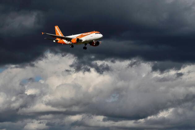 Flugzeug easyJet Europe Airbus A319-100, OE-LQQ, Zürich Kloten, Schweiz, 11.03.2020
