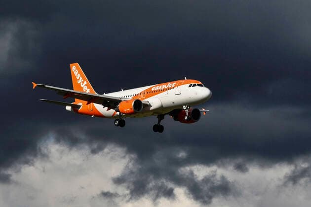 Flugzeug easyJet Europe Airbus A319-100, OE-LQQ, Zürich Kloten, Schweiz, 11.03.2020
