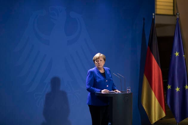 Deutschland, Berlin, Bundeskanzleramt, Statement von Bundeskanzlerin Angela Merkel CDU zur aktuellen Situation der Corona Krise, 17.03.2020