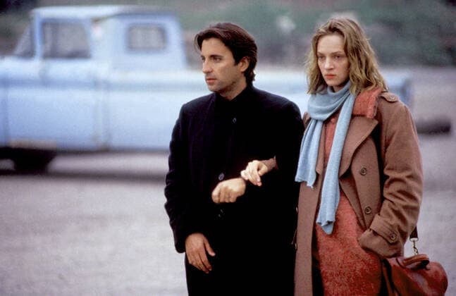 JENNIFER 8, (aka JENNIFER EIGHT), from left: Andy Garcia, Uma Thurman, 1992, Paramount courtesy Everett Collection Paramount Courtesy Everett Collection !ACHTUNG AUFNAHMEDATUM GESCHÃ„TZT! PUBLICATIONXNOTxINxCANxCHNxFRAxITAxJPNxNORxPOLxRUSxESPxUKxUSA Copyright: xParamount CourtesyxEverettxCollectionx MCDJEEI EC007