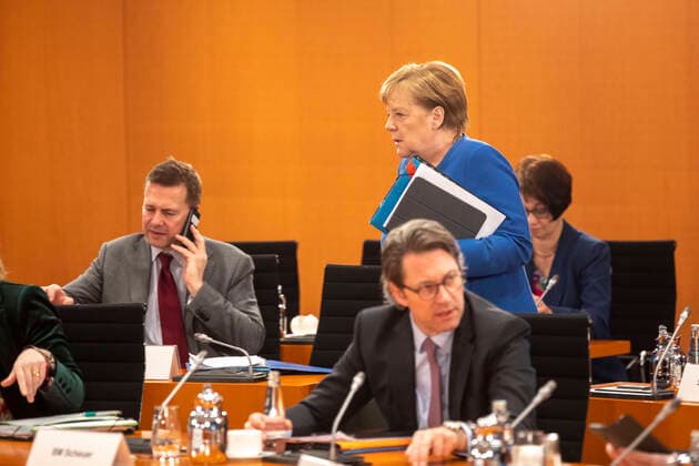 News Bilder des Tages Deutschland, Berlin, Bundeskanzleramt, Sitzung des Bundeskabinetts, Bundeskanzlerin Angela Merkel CDU, 18.03.2020
