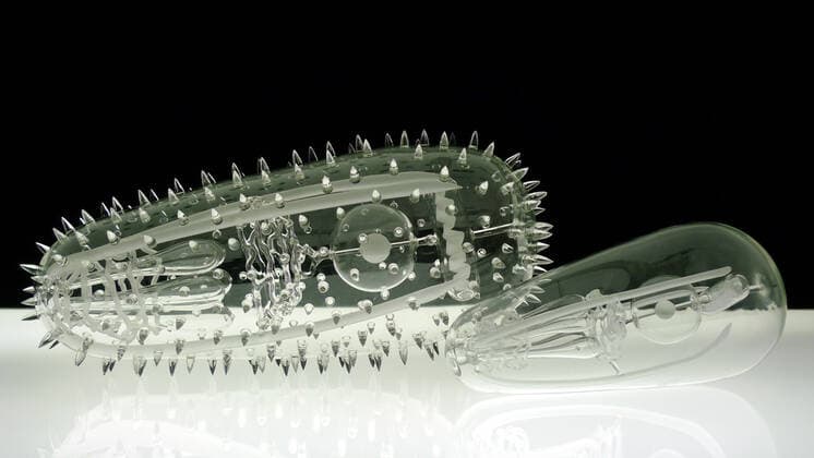 March 19, 2020, Bristol, United Kingdom: IN PHOTO: Malaria..Internationally-renowned British artist Luke Jerram has created a coronavirus glass sculpture in tribute to the huge global scientific and medical effort to combat the pandemic...Made in glass, at 23cm in diameter, it is 1 million times larger than the actual virus. ..It was commissioned 5 weeks ago by a university in America to reflect its current and future research and learning in health, the environment and intelligent systems, and its focus on solving global challenges. ..Luke says: Ã¢â‚¬oeHelping to communicate the form of the virus to the public, the artwork has been created as an alternative representation to the artificially coloured imagery received through the media. In fact, viruses have no colour as they are smaller than the wavelength of light.Ã¢â‚¬Â ..Ã¢â‚¬oeThis - ZUMAc218 20200319_zia_c218_017 Copyright: xCOVERxImagesx