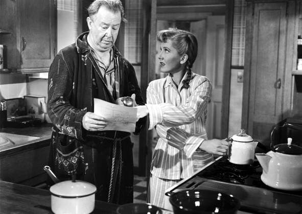 OSCARS. Bester Nebendarsteller. PreistrÃ¤ger 1941-1950 THE MORE THE MERRIER, Charles Coburn, Jean Arthur, 1943 Courtesy Everett Collection !ACHTUNG AUFNAHMEDATUM GESCHÃ„TZT! PUBLICATIONXNOTxINxCANxCHNxFRAxITAxJPNxNORxPOLxRUSxESPxUKxUSA Copyright: xCourtesyxEverettxCollectionx MCDMOTH EC002