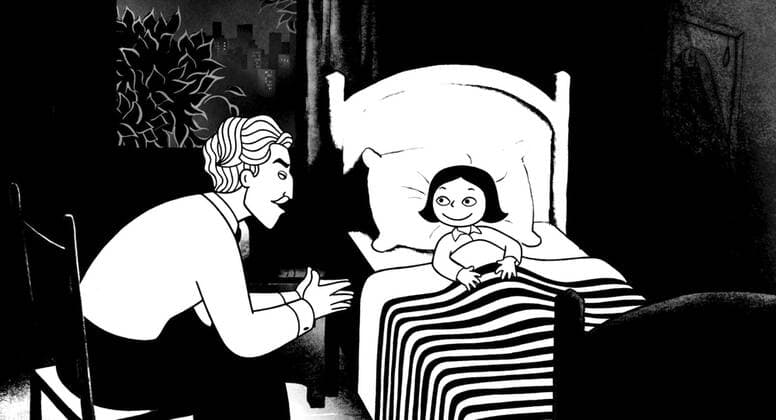 PERSEPOLIS, Anouche (voice: Francois Jerosme), Marjane Satrapi (voice: Chiara Mastroianni), 2007. Sony Pictures Classics courtesy Everett Collection Sony Pictures Courtesy Everett Collection !ACHTUNG AUFNAHMEDATUM GESCHÃ„TZT! PUBLICATIONXNOTxINxCANxCHNxFRAxITAxJPNxNORxPOLxRUSxESPxUKxUSA Copyright: xSonyxPictures CourtesyxEverettxCollectionx MCDPERS EC047