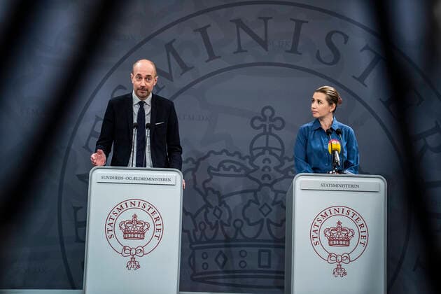 Statsminister Mette Frederiksen (S) holder boerne-pressemoede, hvor hun svarer paa spoergsmaal fra boern om coronavirus og COVID-19 fredag den 20. marts 2020. , Denmark Copyright: MartinxSylvestx COP103 spdk20200320-122516-L