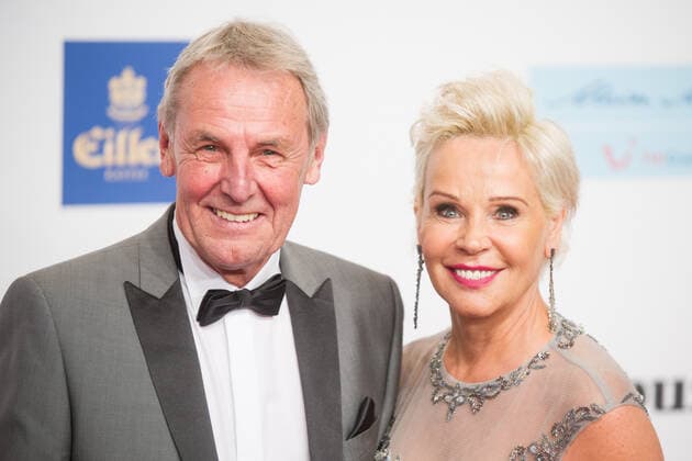 Joerg WONTORRA, Moderator, und Freundin Susanne BAUSCH, Brustbild, Die Verleihung der Goldenen Kamera, der Deutsche Film- und Fernsehpreis in Hamburg, Deutschland am 22.02.2018 *** Joerg WONTORRA, presenter, and friend Susanne BAUSCH, bust, The Golden Camera Award, German Film and Television Prize in Hamburg, Germany on 22 02 2018