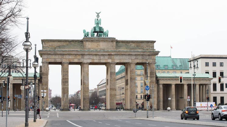 Berlin GER, Berlin, Vorplatz Brandenburger Tor, 20.03.2020 Vorplatz am Brandenburger Tor, Copyright: xUwexKoch Eibner-Pressefotox EP_UKH