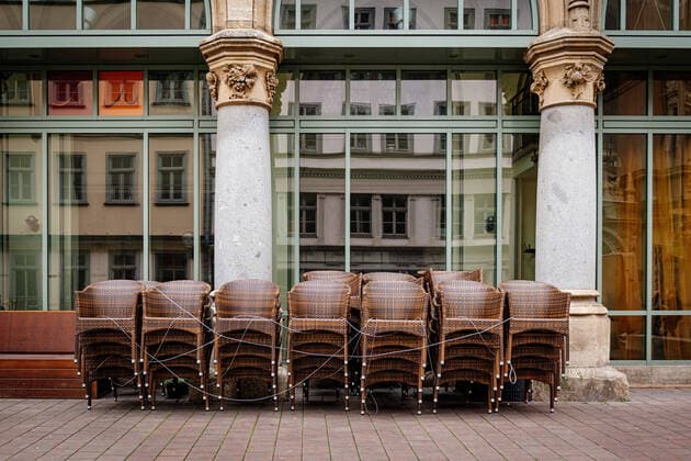 Erfurt , 20.03.2020 , Coronavirus in Erfurt , Erfurt schließt Verkaufsstellen und Restaurants zur Eindämmung des Coronavirus Bild: Erfurt schließt Verkaufsstellen und Restaurants zur Eindämmung des Coronavirus