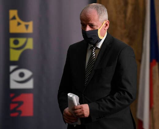 Head of Central Crisis Staff Roman Prymula speaks during the press conference in Prague, Czech Republic, March 20, 2020. (CTKxPhoto MichalxKrumphanzl) CTKPhotoP202003200748101 kru 4