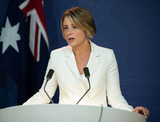 LABOR CORONAVIRUS PRESSER, Deputy Labor Leader in the Senate Kristina Keneally speaking at a media conference in Sydney, Saturday, March 21, 2020. ( NO ARCHIVING, EDITORIAL USE ONLY, NO USE IN BOOKS WITHOUT CONSENT SYDNEY NSW AUSTRALIA  Copyright: xJAMESxGOURLEYx 20200321001458531334