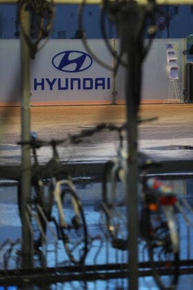 Hyundai car maker halt production for two weeks in Hyundai s Nosovice plant, Czech Republic, in relation to coronavirus outbreak, on March 21, 2020. (CTKxPhoto PetrxSznapka) CTKPhotoP202003210081801 SZN 04