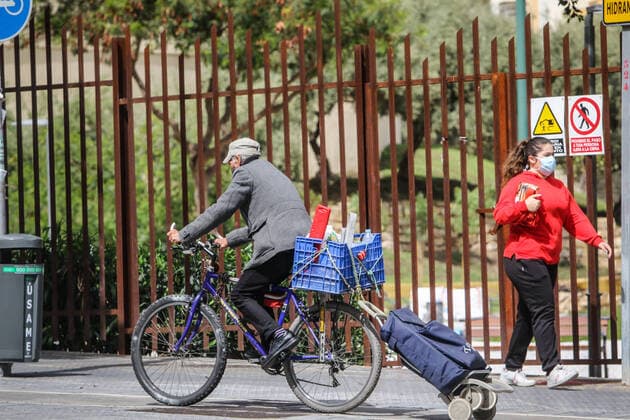 March 21, 2020: March 21, 2020 (Malaga)The number of homeless people who have nowhere to go for the Coronavirus Malaga is growing. - ZUMAc161 20200321_zap_c161_097 Copyright: xLorenzoxCarnerox