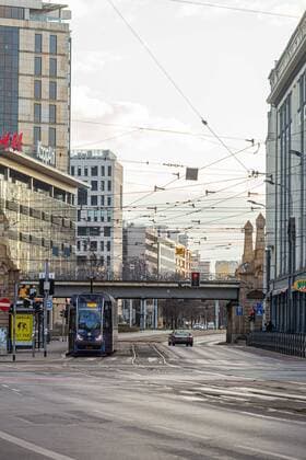 March 21, 2020, Wroclaw, Poland: Mar 21st, 2020 Wroclaw, Poland. Empty city center after restrictions and quarantine in Poland in connection with the COVID-19 virus outbreak Wroclaw Poland - ZUMAk137 20200321_zap_k137_004 Copyright: xKrzysztofxKaniewskix