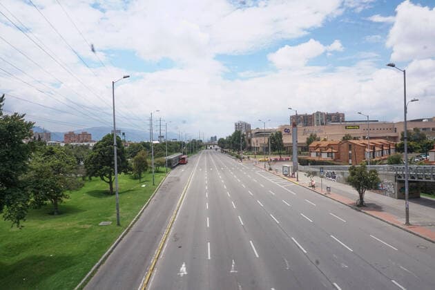 March 21, 2020, Bogota, Colombia: Colombian authorities announced a mandatory isolation for the extended weekend, from March 21 to 23, as a preventive measure against the spread of the new coronavirus, COVID-19. Bogota Colombia - ZUMAh147 20191010_zap_h147_488 Copyright: xDanielxGarzonxHerazox