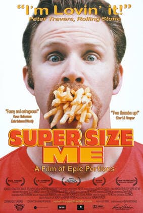 SUPER SIZE ME, US poster art, Morgan Spurlock, 2004, Samuel Goldwyn courtesy Everett Collection Samuel Goldwyn Films Courtesy Everett Collection !ACHTUNG AUFNAHMEDATUM GESCHÃ„TZT! PUBLICATIONXNOTxINxCANxCHNxFRAxITAxJPNxNORxPOLxRUSxESPxUKxUSA Copyright: xSamuelxGoldwynxFilms CourtesyxEverettxCollectionx MCDSUSI EC040