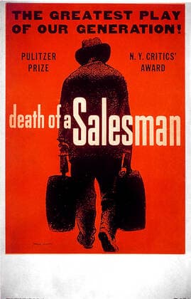 DEATH OF A SALESMAN, poster from the stage production, c. 1949 Courtesy Everett Collection !ACHTUNG AUFNAHMEDATUM GESCHÃ„TZT! PUBLICATIONXNOTxINxCANxCHNxFRAxITAxJPNxNORxPOLxRUSxESPxUKxUSA Copyright: xCourtesyxEverettxCollectionx MSDDEOF EC004