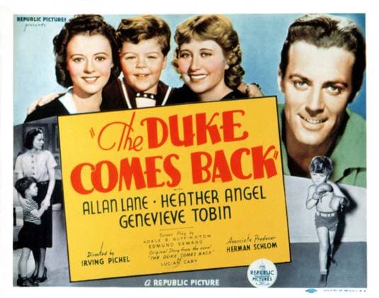 THE DUKE COMES BACK, Heather Angel, Johnny Russell, Genevieve Tobin, Allan Lane, 1937 Courtesy Everett Collection !ACHTUNG AUFNAHMEDATUM GESCHÃ„TZT! PUBLICATIONXNOTxINxCANxCHNxFRAxITAxJPNxNORxPOLxRUSxESPxUKxUSA Copyright: xCourtesyxEverettxCollectionx MSDDUCO EC002