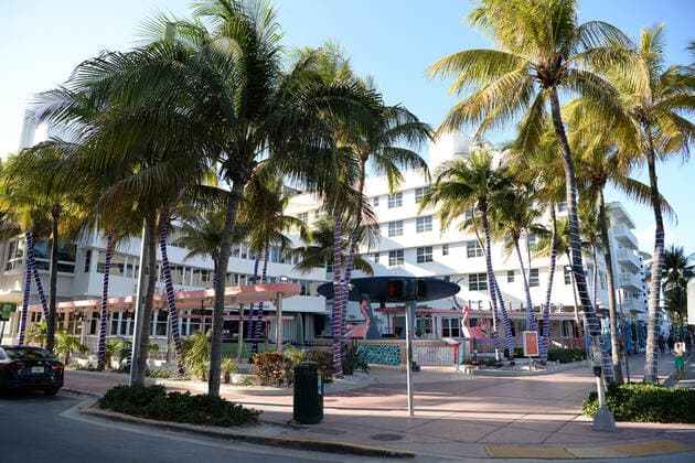 MIAMI BEACH, FL - MARCH 21: A General view of South Beach closes Bars and Restaurants closed due to the Coronavirus COVID-19 pandemic on March 21, 2020 in Miami Beach, Florida. Copyright: xmpi04 MediaPunchx