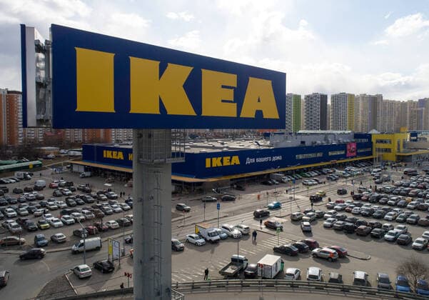 MOSCOW REGION, RUSSIA - MARCH 22, 2020: A view of the IKEA Khimki store outside Moscow; due to the ongoing COVID-19 pandemic, IKEA has decided to temporarily close its outlet stores in a number of European countries, US and Canada. Sergei Bobylev TASS  TS0D30BD