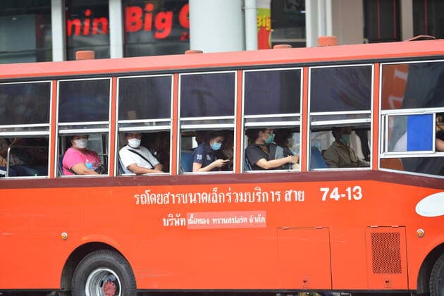 News Bilder des Tages Thailand: Silent Bangkok from COVID-19 The first day that government agencies announcing the closing of a department store in Bangkok, Thailand to prevent Coronavirus disease (COVID-19). Thailand Copyright: TeeraxNoisakran