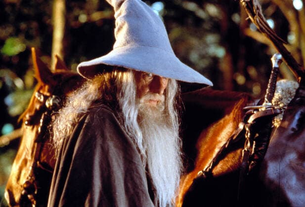 THE LORD OF THE RINGS: THE FELLOWSHIP OF THE RINGS, Ian McKellen, 2001. Warner Bros Courtesy Everett Collection !ACHTUNG AUFNAHMEDATUM GESCHÃ„TZT! PUBLICATIONXNOTxINxCANxCHNxFRAxITAxJPNxNORxPOLxRUSxESPxUKxUSA Copyright: xWarnerxBros CourtesyxEverettxCollectionx MSDLOOF EC020
