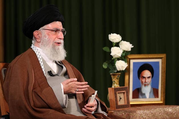 March 22, 2020, Tehran, Iran: In this picture released by the official website of the office of the Iranian supreme leader, Supreme Leader Ayatollah ALI KHAMENEI addresses the nation on a televised speech, in Tehran, Iran, on March 22, 2020. Khamenei rejected any help from the US over coronavirus crisis saying You cannot be trusted . According to the latest report by the Ministry of Health, there are at least 21,638 confirmed cases of coronavirus infections and 1,685 people have died from the virus throughout Iran. All 31 of Iran s provinces have reported cases, with the northeastern province of Semnan reporting the largest number of infections per capita. Tehran Iran - ZUMAi98_ 20200322_zih_i98_006 Copyright: xIranianxSupremexLeader SxOfficex