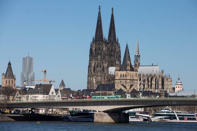 Cologne COVID-19; Koeln, 22.03.2020 Dom; Deutzer Bruecke; Cologne COVID-19 am 22.03.2020 in der Stadt in Koeln (Deutschland).Foto: Andreas Dick Koeln Stadt Nordrhein Westfalen Deutschland Copyright: xBEAUTIFULxSPORTS AndreasxDickx
