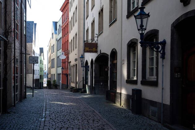 Cologne COVID-19; Koeln, 22.03.2020 Altstadt; Lintgasse; Cologne COVID-19 am 22.03.2020 in der Stadt in Koeln (Deutschland).Foto: Andreas Dick Koeln Stadt Nordrhein Westfalen Deutschland Copyright: xBEAUTIFULxSPORTS AndreasxDickx