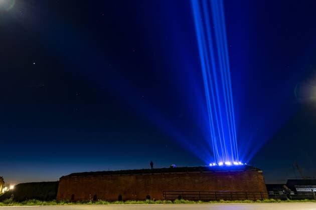 RAAMSDONKSVEER, , 22-03-2020, dutchnews, , Light the Sky for corona Light the Sky for corona  x7562136x Copyright: