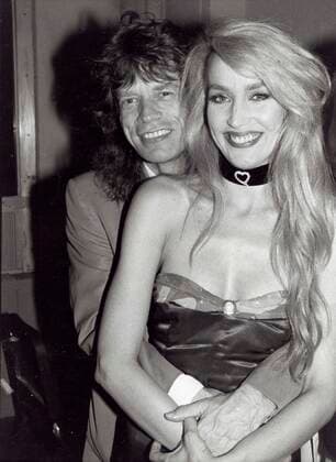 Jerry Hall, 65. Geburtstag am 2. Juli Mick Jagger and Jerry Hall. Copyright: xx